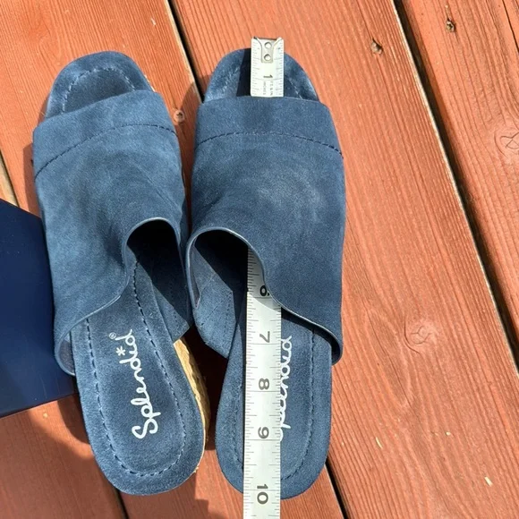 Splendid - Suede Wedge Sandals - Picture 9 of 12